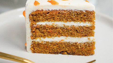 Carrot Cake with Cream Cheese Swiss Meringue Icing