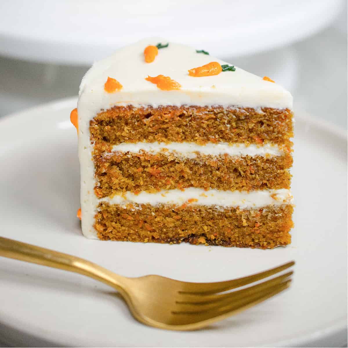 Carrot Cake With Cream Cheese Swiss Meringue Icing